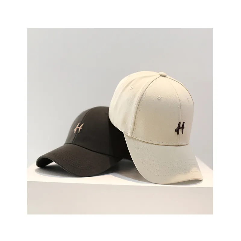 Chapéu de beisebol bordado, alta qualidade, unissex, 6 painéis, bege, personalizado, 3d, homens, golfe, esporte, boné de pai