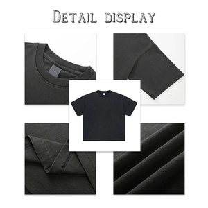 เสื้อยืดโอเวอร์ไซส์ทรงทางการสำหรับผู้ชาย ผ้าฝ้าย 100% น้ำหนัก 260 กรัม ผ่านการซักแล้ว พิมพ์ลายโลโก้ 3 มิติด้านหน้าด้วยเทคนิคซิลค์สกรีน ระบายอากาศได้ดี เป็นมิตรต่อสิ่งแวดล้อม - Product Image 3