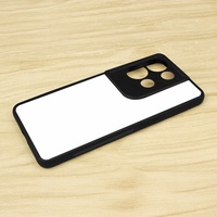 Novelcases Coques de téléphone portable personnalisées en TPU 2D à sublimation vierge pour Oppo A17 Find X7 Reno 8 Pro+ Étanche Noir