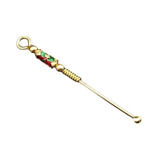 Curettes d'oreille en alliage de bambou, styles neufs et anciens, vente en gros. - Product Image 4