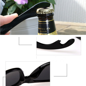2025 Moda al por mayor Fiesta promocional Barato UV400 Apertura de cerveza Gafas Abridor de cerveza Gafas de sol - Product Image 3