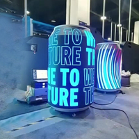 Affichage numérique pour centre commercial, écran LED intérieur, P3, pas de pixel de 3 mm, luminosité de 5500 cd, résolution 1080p, publicité pour les magasins de détail