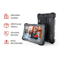 Nueva Tablet PC Resistente de 10 Pulgadas con Qualcomm Octa Core, 4+64G/8+128G, Android 13, 4G, WIFI, BT, GPS, IP67, GPIO, RS232, CANBUS para Montacargas
