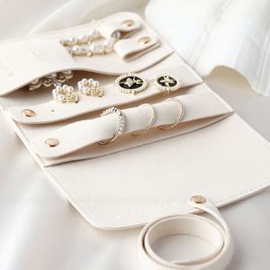 PandaSew porta gioielli da viaggio Organizer rotolo gioielli sacchetto di stoccaggio personalizzato borsa gioielli con Logo personalizzato - Product Image 3