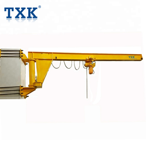 Grue de potence de haute qualité 1 tonne 2 tonnes 3 tonnes 5 tonnes support de palan de grue mural atelier de chariot manuel ou électrique utilisant - Product Image 4