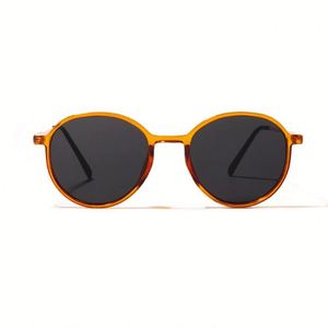 Vente en gros 2019 - Lunettes de soleil rondes vintage personnalisées pour femmes et hommes, très tendance - Product Image 4