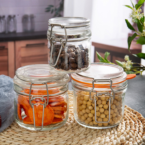 <span class=keywords><strong>Barattoli</strong></span> in <span class=keywords><strong>Vetro</strong></span> da 250ml <span class=keywords><strong>con</strong></span> <span class=keywords><strong>Guarnizione</strong></span> in Gomma, Coperchio a Cerniera, <span class=keywords><strong>Barattoli</strong></span> in <span class=keywords><strong>Vetro</strong></span> da 8 oz <span class=keywords><strong>con</strong></span> Coperchi Ermetici - Product Image 5