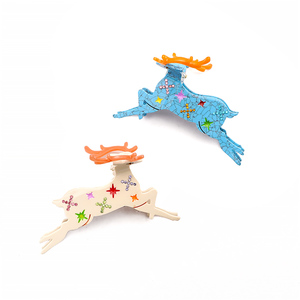 YIYI 10.5cm Style chinois orignal Animal griffe pince bâton <span class=keywords><strong>strass</strong></span> acétate <span class=keywords><strong>cheveux</strong></span> griffe personnalisé personnalisé pince à <span class=keywords><strong>cheveux</strong></span> pour fille - Product Image 1