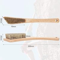 Brosse à craie d'escalade polyvalente, brosse à craie pour bloc, outil de nettoyage de brosse, accessoire d'escalade portable