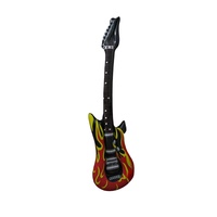 Vente en gros PVC Jouet gonflable Instruments de musique en plastique coloré Guitare gonflable