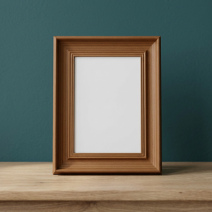 Wooden Rectangular Photo <b>Frame</b> Classic <b>Wall</b> Mount Vertical <b>Design</b> Home Decor Picture <b>Frame</b> - Product Image 2