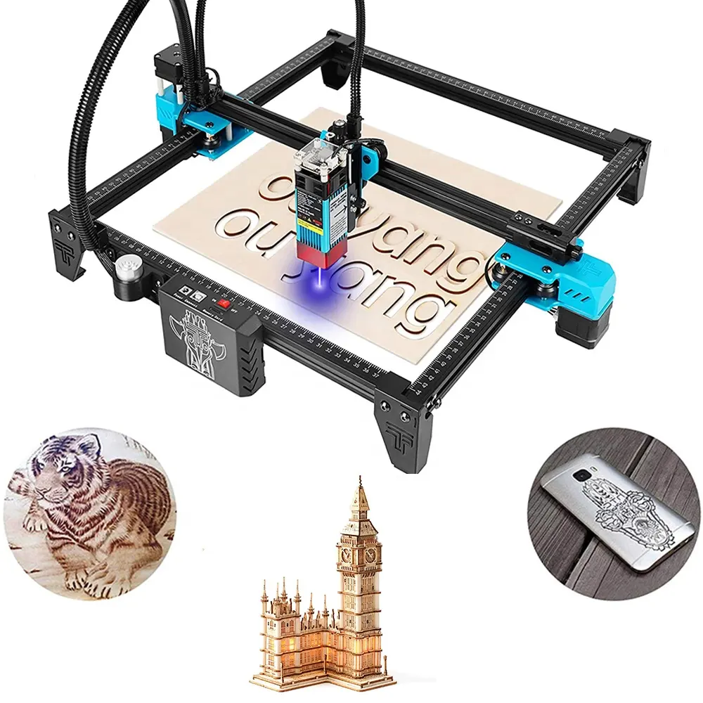 TTS Lazer macchine da taglio carta di credito Cnc macchine per incisione Laser Mini automatico Co2 Galvo De rotocalco Lazer legno 55 3D diodo