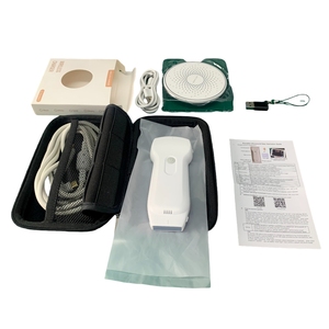 Escáner de ultrasonido veterinario YUVNICE, máquina de ultrasonido portátil Android Viatom 128 elementos, SONDA DE ULTRASONIDO inalámbrica 3 en 1