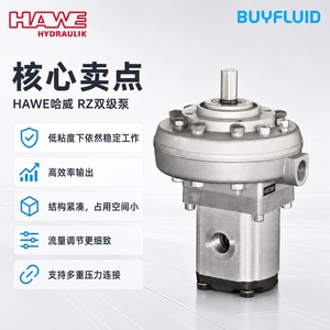 Pompe hydraulique à pistons radiaux à double étage HaWe Rz, 700 bars, haute pression, entraînement par moteur électrique - Product Image 5