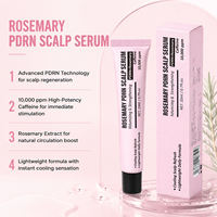 Sérum nourrissant pour le cuir chevelu à la PDRN de romarin, sérum non gras et léger pour des cheveux d'apparence plus épaisse, plus volumineuse et plus dense