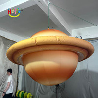 Planète gonflable de taille personnalisée, ballon de Mars gonflable à LED, éclairage de galaxies gonflables