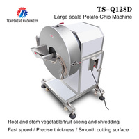 Fastfood Restaurant Aardappel Tomaat Snijmachine Automatische Chips Maken Machine Groentesnijmachine