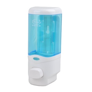Single Plastic Hotel Bathroom Manual Soap Dispenser