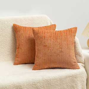Sarung Bantal Hias Dekoratif 20*20 Inci, Sarung Bantal Chenille Nyaman untuk Sofa, Tempat Tidur, Ruang Tamu - Product Image 3