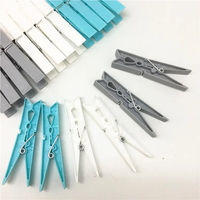 Lot de 24 pinces à linge économiques en plastique pour serviettes de plage et vêtements