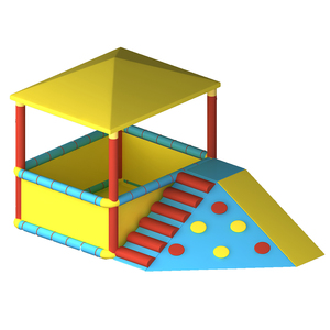 Set de Juego Infantil con Forma de Castillo para Sala de Fiestas, Escenario de Fondo, Juego Suave para Área de Juegos Interior - Product Image 4