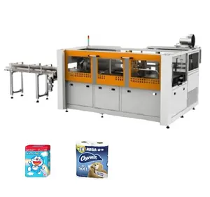 High speed toilet paper roll kitchen towel bundle packing machine kitchen towel roll paper wrapping machine