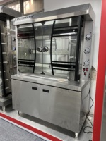 Rôtissoire commerciale automatique en acier inoxydable Libermann, grande capacité, four vertical à gaz pour poulet
