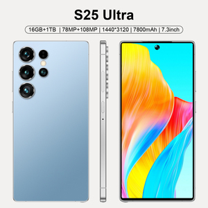 Smartphone 5G débloqué S25 ULTRA Écran 7,3 pouces <span class=keywords><strong>Cam</strong></span>éra arrière 108MP Reconnaissance faciale Batterie 7800mAh Téléphone portable intelligent - Product Image 5