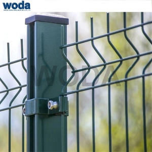 Valla curva 3D, malla de alambre soldada con revestimiento de PVC para seguridad y jardinería, para cercas de granja y Deporte - Product Image 3