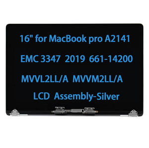 Pantalla LCD de Repuesto de 16 Pulgadas Compatible con MacBook Pro <span class=keywords><strong>A2141</strong></span> <span class=keywords><strong>EMC</strong></span> <span class=keywords><strong>3347</strong></span> Retina True Tone 2019 - Product Image 1