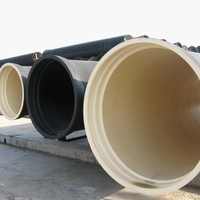 Tuyau d'eau en fonte ductile C25 C30 C40 avec revêtement en polyuréthane pour la décharge de saumure des usines de dessalement – Produit phare