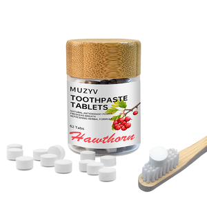 Comprimés de <span class=keywords><strong>dentifrice</strong></span> au thym à base de plantes personnalisés soins bucco-dentaires naturels aux huiles essentielles - Product Image 1