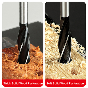 Hss Auger <span class=keywords><strong>Twist</strong></span> Khoan <span class=keywords><strong>Bit</strong></span> 4 Flutes Gỗ Khoan Hex Shank 8-35Mm Nhanh Chóng Cắt Carpenter Joiner Công Cụ Khoan <span class=keywords><strong>Bit</strong></span> Cho Gỗ Cắt Phù Hợp Với - Product Image 3