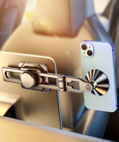 Support de téléphone de tableau de bord de voiture magnétique pliant rétractable de type suspension de marque OEM avec glissement réglable
