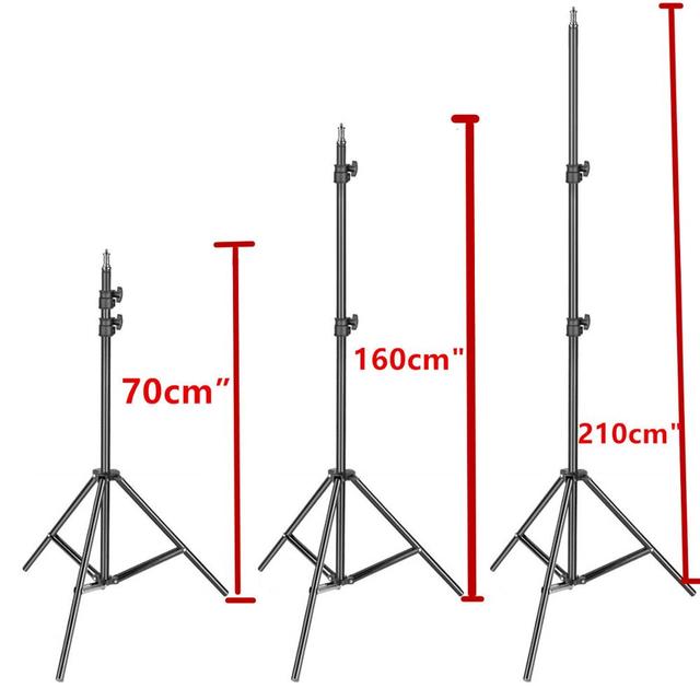 Photography Light Stand 2.1 Meters or 1.6 Meters Mobile Phone Live Tripod Stand Microphone Bracket Camera Tripod Light Stand