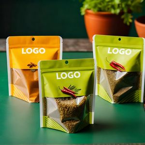 Bolsas de Aluminio Impresas Personalizadas al por Mayor, Aptas para Alimentos, con Cierre Hermético al Vacío, para Especias y Condimentos, OEM/ODM - Product Image 1