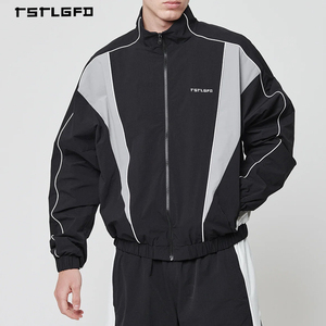 Ensemble de shorts en nylon imperméable personnalisé OEM avec broderie de logo pour hommes, coupe régulière, poignets élastiqués, streetwear, tenue de sport - Product Image 2