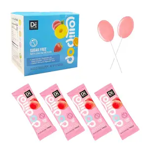 Pineapple 8g 1 Pcs 24pcs/box DC24 Daily Care Sugar Free Lollipops With Vitamin C Healthy Suckers With Xylitol