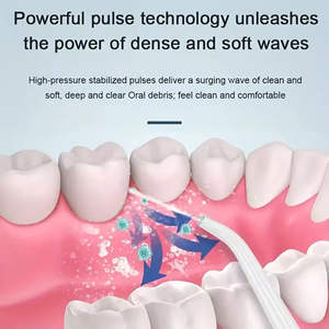 Nettoyage des dents Irrigateur dentaire oral portable sans fil Rechargeable par USB Jet d'eau électrique de voyage Pliable Eau domestique Camping-car - Product Image 6
