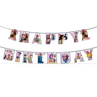 PAISTAR Nouveauté transfrontalière, best-seller, décorations de table personnalisables style dessin animé Chasseur de sorcières sur le thème Hex pour fête d'anniversaire