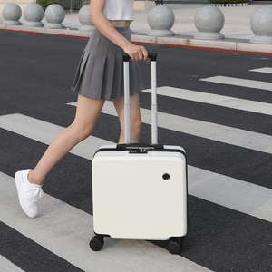 École dessin animé Mini <span class=keywords><strong>cabine</strong></span> bagages et sacs à roulettes 18 ''enfant Scooter bagages <span class=keywords><strong>valise</strong></span> de voyage - Product Image 2