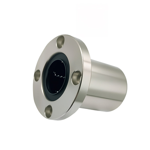 Roulement linéaire à bride ronde LMF6 8 10 12 16 20 20 25 30 40UU, nickelé sans électrolyse avec produit métallique par électrolyse - Product Image 1