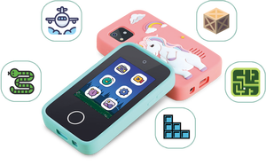 Étui de protection en silicone pour smartphones <span class=keywords><strong>d</strong></span>'enfants, photos, vidéos, jouets éducatifs, téléphones multifonctionnels mignons <span class=keywords><strong>à</strong></span> motifs de dessins animés - Product Image 2