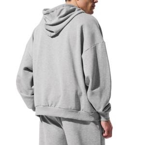 Nouvelle arrivée OEM, sweat à capuche en cachemire écologique pour homme, mode, entraînement, avec broderie et impression unie, saison d'automne - Product Image 2