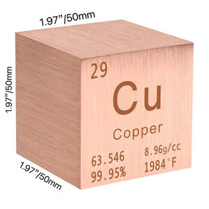 Metal Periodic <b>Table</b> <b>Cube</b> 50mm Carbonium Element Collectible Ornament Home Decor Gift Unisex Geometric Shape - Product Image 2