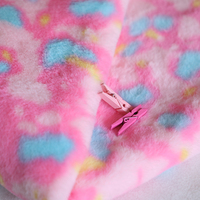Textile Tie Dyed Simple Face Daim Collé Imprimé Brossé Matériel Fausse Fourrure PV Tissus Polaires
