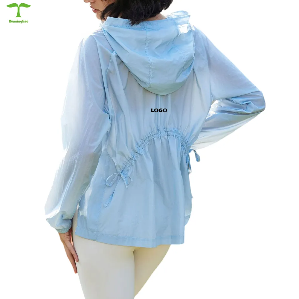 Nouveaux vêtements de protection solaire femmes été résistant aux UV lumière respirant à manches longues séchage rapide manteau de Sports de plein air