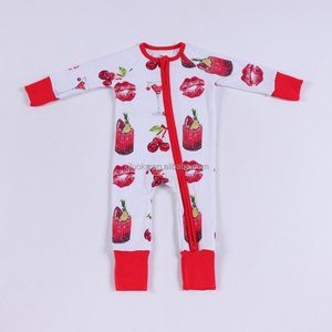 Ropa de Dormir para Bebé de Fibra de Bambú, Estampado Navideño, Varios Diseños, Color y Talla Personalizables, Mameluco Suave para Recién Nacido - Product Image 3