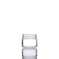 Verre miel pot avec couvercle