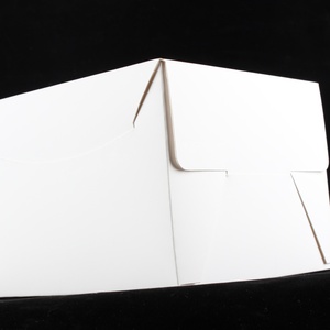 Wholesale Custom Logo 8"10"12"14" Inch One Piece Cake <b>Box</b> With Clear Window - Product Image 2